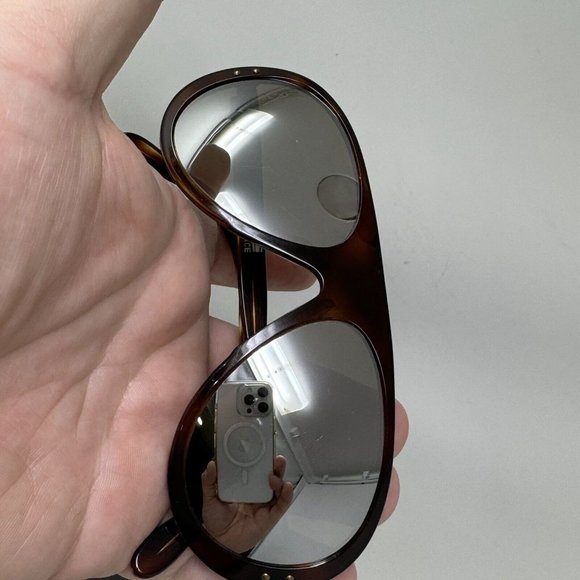 Vintage Cebe 439 Ultra Rare Sunglasses - France 1980's Small Tortoise Mirror Ski - Picture 14 of 14